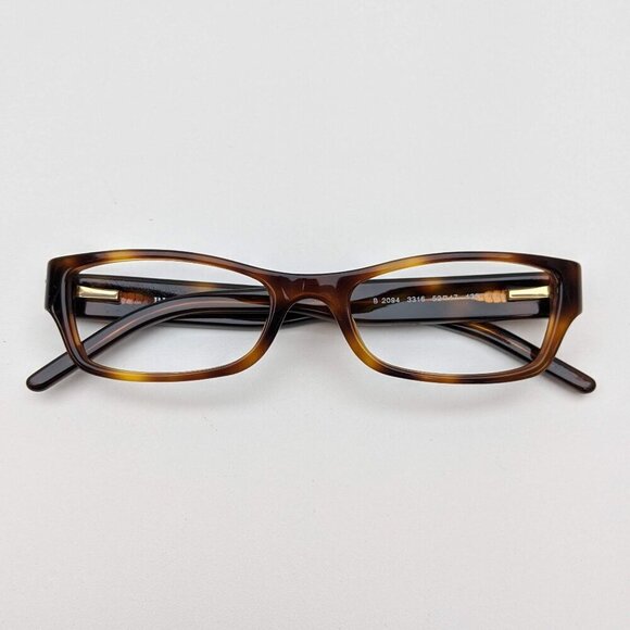 🕶️Burberry B2094 3316 Eyeglasses 52/17 135 /KAO548🕶️​ - Picture 1 of 8